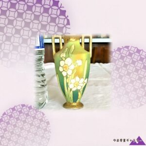 【掌に咲く小さな水仙】オールドノリタケ コラレン 水仙文 小花瓶 金彩