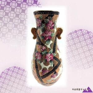 【金盛がきらめく花の宴】オールドノリタケ 金盛 花文 花瓶 金彩
