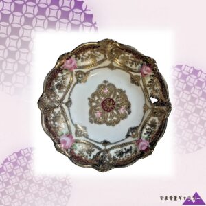 【金のレースに小さな薔薇】オールドノリタケ 金彩 薔薇文 小鉢