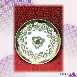 【金にむすぶ薔薇の心】オールドノリタケ 金盛 薔薇文 飾皿 金彩