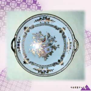【金彩に遊ぶ瑞鳥】オールドノリタケ 金盛 花鳥文 飾皿 金彩