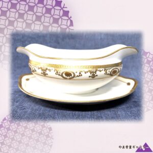 【金の縁飾りが食卓を彩る】オールドノリタケ 金彩 ソースボート