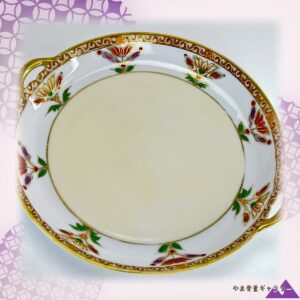 【金の渦が花を抱く】オールドノリタケ 金盛 花文 トレイ