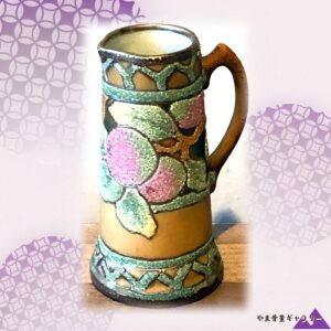 【掌に実る小さな秋】オールドノリタケ コラレン 果実文 花瓶