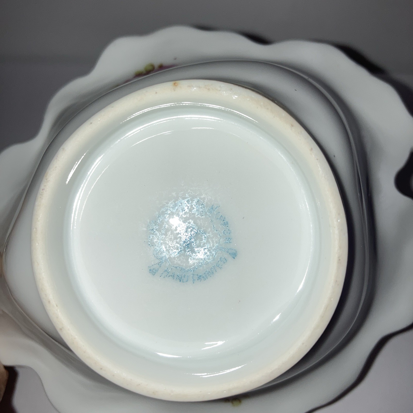 【紅地に咲きこぼれる薔薇】オールドノリタケ 金盛 薔薇文 手付鉢 金彩 - 画像 (3)