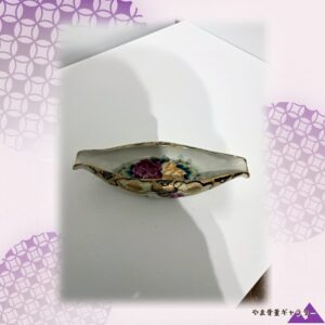 【金地に咲きこぼれる薔薇】オールドノリタケ 金彩 薔薇文 舟形鉢