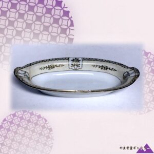 【金糸で描く楚々たる花】オールドノリタケ 金盛 花文 レリッシュ皿 金彩