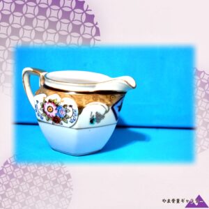 【金の帯に小花が咲く】オールドノリタケ 金彩 花文 茶器揃い