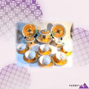 【桃色の光が卓をめぐる】オールドノリタケ ラスター彩 メダリオン文 ティーセット 二十二点