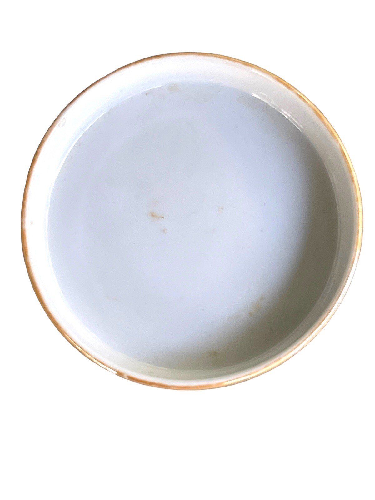 【鏡を掲げる青いコート】オールドノリタケ アールデコ ラスター彩 デコレディ パウダーボックス - 画像 (2)